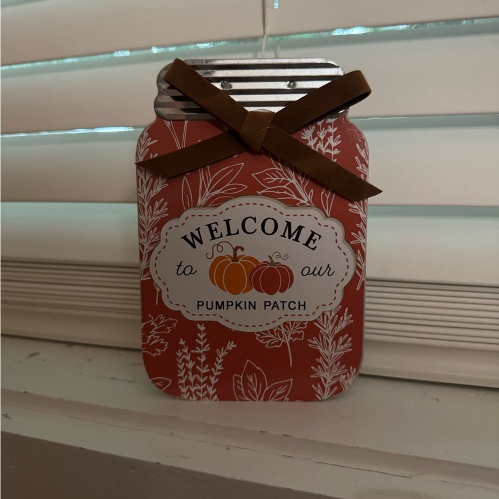 Welcome to Our Pumpkin Patch Sign